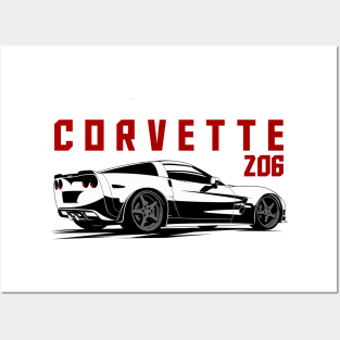 Corvette Z06 American Cars Posters and Art